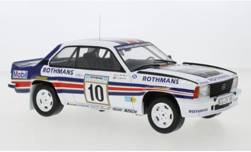 Modelauto Opel Ascona B 400 B No.10 Rally Acropolis 1982 J.McRae/I.Grindrod 1/18 IXO