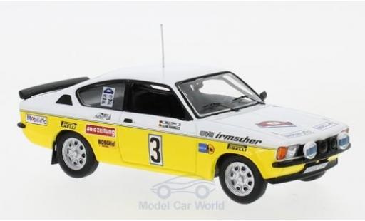 Modelauto Opel Kadett C GT C /E No.3 Irmscher Tuning Rally DM Rally Hunsr&Atilde;&frac14;ck 1978 A.Warmbold/W.Pitz 1/43 IXO