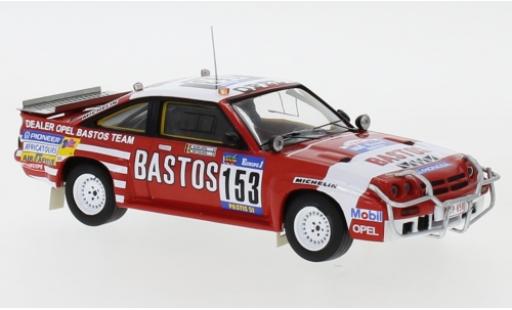Modelauto Opel Manta 400 No.153 Dealer Bastos Team Bastos Rally Paris Dakar 1984 G.Colsoul/A.Lopes 1/43 IXO