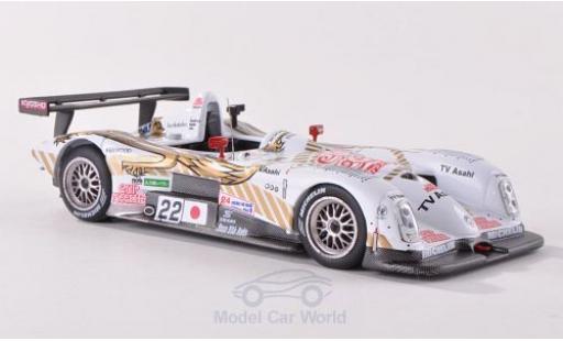 Modelauto Panoz LMP-1 Roadster S Roadster S No.22 TV Asahi Team 24h Le Mans 2000 K.Tsuchiya/M.Kondo/A.Lida 1/43 IXO