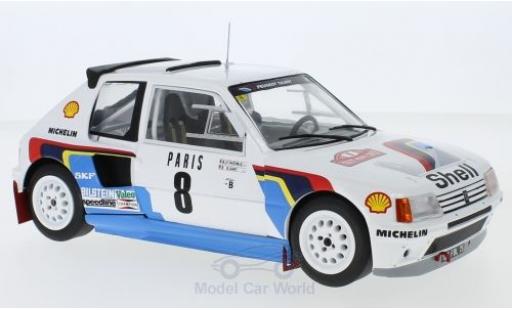 Modelauto Peugeot 205 Turbo 16 T16 No.8 Rally WM Rally Monte Carlo 1985 B.Saby/J-F.Fauchille 1/18 IXO