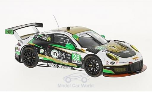 Modelauto Porsche 911 GT3 R No.28 24h Daytona 2017 C.de Quesada/D.Morad/J.Lazare/M.de Quesada 1/43 IXO
