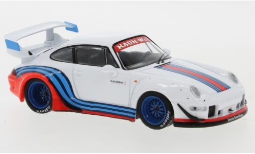 Modelauto Porsche 911 RWB wit/Dekor RAUH-Welt 1/43 IXO