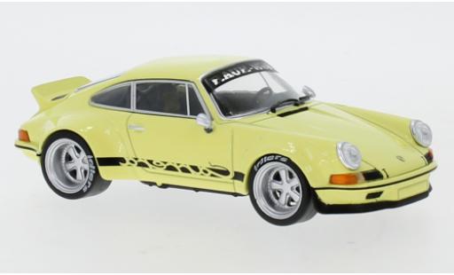 Modelauto Porsche 911 RWB geel 1/43 IXO