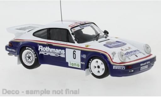 Modelauto Porsche 911 RS SC/ No.6 Rally Ypern 1984 H.Toivonen/I.Grindrod 1/43 IXO