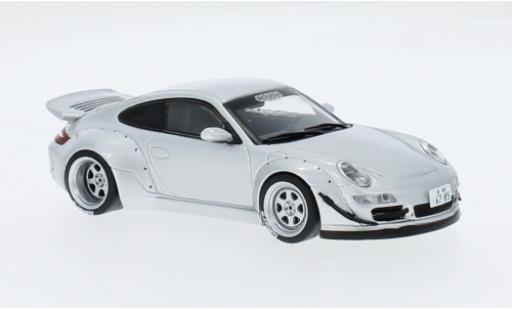 Modelauto Porsche 911 RWB grijs 1/43 IXO