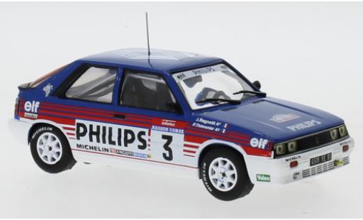 Modelauto Renault 11 Turbo No.3 Philips Rally WM Tour de Corse 1987 J.Ragnotti/P.Thimonier 1/43 IXO