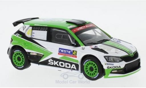Modelauto Skoda Fabia R5 No.41 Rally WM Rally Finnland 2018 K.Rovanper&Atilde;&curren;/J.Halttunen 1/43 IXO