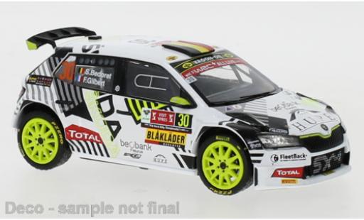 Modelauto Skoda Fabia R5 Evo Rally 2 No.30 Belgium Rally Ypres 2021 S.Bedoret/F.Gilbert 1/43 IXO