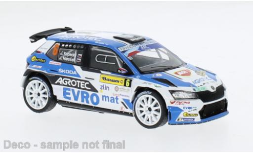 Modelauto Skoda Fabia R5 Evo Rally2 No.6 Barum Rally Zlin 2021 1/43 IXO