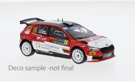 Modelauto Skoda Fabia Rally2 No.26 WRC Rally Monte Carlo 2024 1/43 IXO