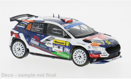 Modelauto Skoda Fabia Rally2 Rally WM Barum Rally 2024 #10 1/43 IXO