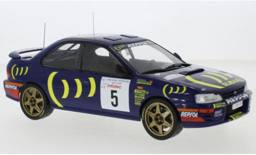 Modelauto Subaru Impreza 555 No.5 Rally WM Tour de Corse 1995 C.Sainz/L.Moya 1/18 IXO