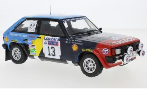 Modelauto Talbot Sunbeam Lotus No.13 Rally WM RAC Rally 1982 G.Frequelin/J-F.Fauchille 1/18 IXO