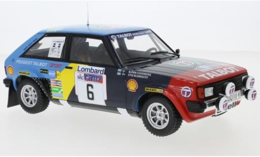 Modelauto Talbot Sunbeam Lotus No.6 RAC Rally 1982 S.Blomqvist/B.Cederberg 1/18 IXO