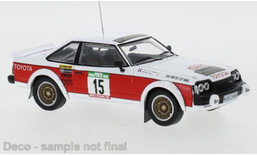 Modelauto Toyota Celica Rally 2000 GT (RA40) No.15 Team Europe WM Portugal 1980 J-L.Therier/M.Vial 1/43 IXO