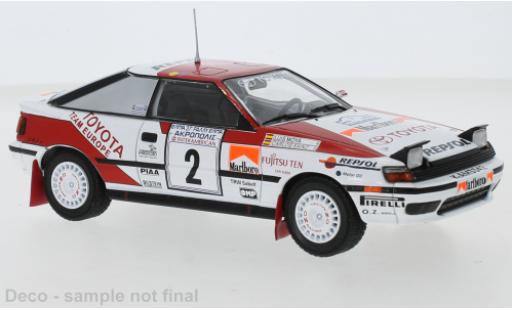 Modelauto Toyota Celica GT Four - No.2 Rally Acropolis 1990 C.Sainz/L.Moya 1/24 IXO