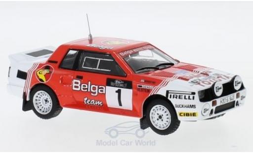 Modelauto Toyota Celica TA64 TwinCam Turbo No.1 Team Europe Belga Haspengouw Rally 1985 J.Kankkunen/F.Gallagher 1/43 IXO