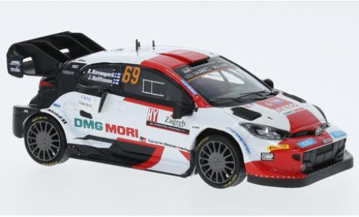 Modelauto Toyota Yaris Rally1 GR No.69 Rally WM Rally Croatia 2022 1/43 IXO