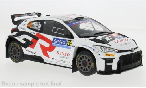 Modelauto Toyota Yaris Rally2 GR Rally WM Rally Finland 2024 #44 1/18 IXO