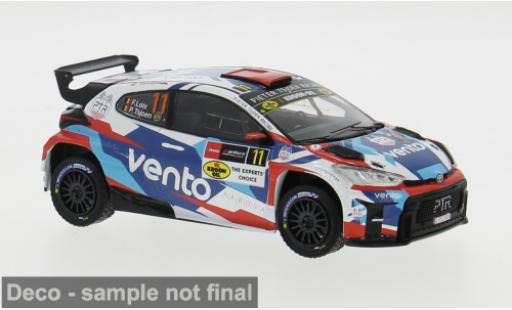 Modelauto Toyota Yaris Rally2 GR Rally WM Rally Ypres 2024 #11 1/43 IXO