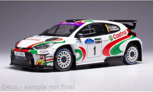 Modelauto Toyota Yaris Rally2 GR Rally WM Voyonic Grampian Forest Rally 2024 #1 1/18 IXO