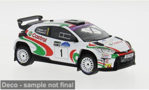 Modelauto Toyota Yaris Rally2 GR Rally WM Voyonic Grampian Forest Rally 2024 #1 1/43 IXO