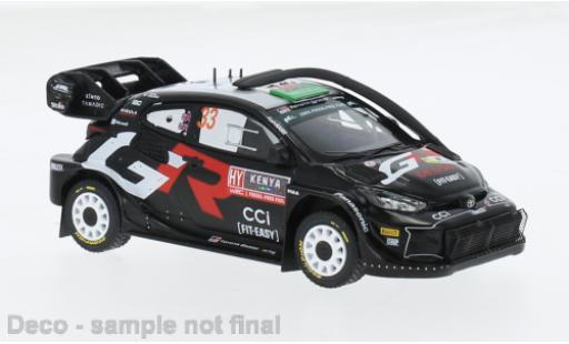 Modelauto Toyota Yaris Rally1 Rally 1 No.33 WRC Safari Rally Kenia 2024 1/43 IXO