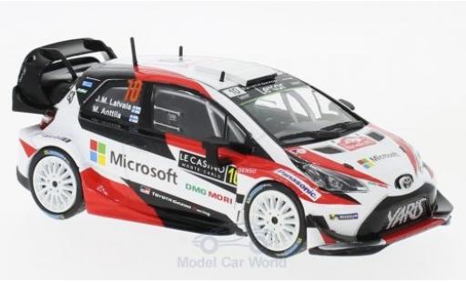 Modelauto Toyota Yaris WRC No.10 Microsoft Rally WM Rally Monte Carlo 2017 J.M.Latvalla/M.Anttila 1/43 IXO