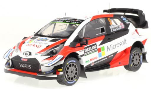 Modelauto Toyota Yaris WRC No.5 Rally Zweden 2019 K.Meeke/S.Marshall 1/18 IXO