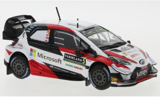 Modelauto Toyota Yaris WRC No.5 Gazoo Racing Microsoft Rally Zweden 2019 K.Meeke/S.Marshall 1/43 IXO