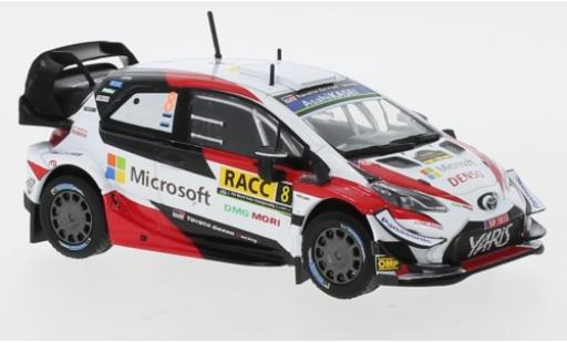 Modelauto Toyota Yaris WRC No.8 Microsoft Rally WM Rally Catalunya 2019 O.T&Atilde;&curren;nak/M.J&Atilde;&curren;rveoja 1/43 IXO