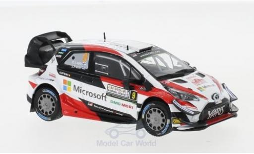 Modelauto Toyota Yaris WRC No.9 Microsoft Rally WM Rally Italien 2018 E.Lappi/J.Ferm 1/43 IXO