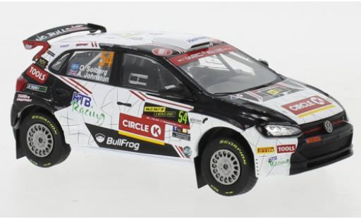 Modelauto Volkswagen Polo GTI R5 No.54 Rally Wales 2019 O.Solberg/A.Johnston 1/43 IXO