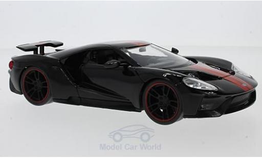 Modelauto Ford GT Berlinetta zwart 2017 1/24 Jada Toys