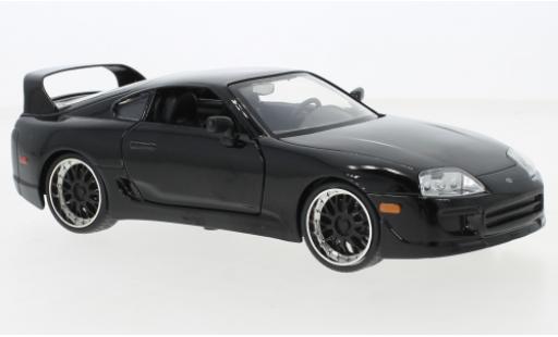 Modelauto Toyota Supra Fast & Furious zwart 1995 1/24 Jada Toys