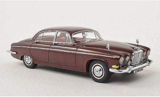 Jaguar 420 420G 1/43 Neo G rood-bruin RHD 1967 modelauto