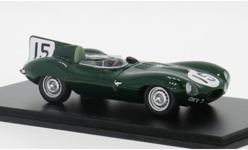 Modelauto Jaguar D-Type Base 24h Le Mans 1954 #15 P.Whitehead/K.Wharton 1/43 Spark