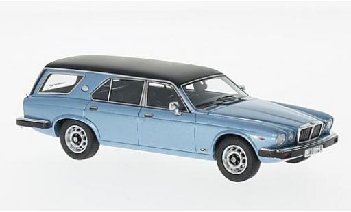 Modelauto Jaguar XJ Series III SIII Estate blauw 1/43 Matrix