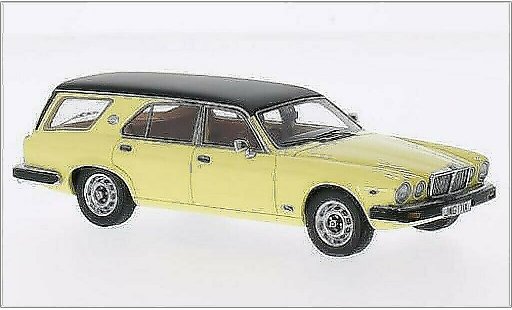 Jaguar XJ Series III 1/43 Matrix SIII geel/zwart modelauto