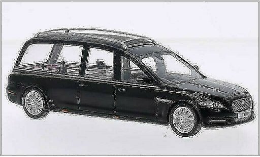 Jaguar XJ Hearse 1/43 GLM (X351) Wilcox zwart 2013 modelauto
