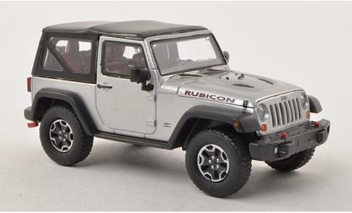 Jeep Wrangler Rubicon 1/43 Greenlight 10th verjaardag grijs-grijs 2013 modelauto