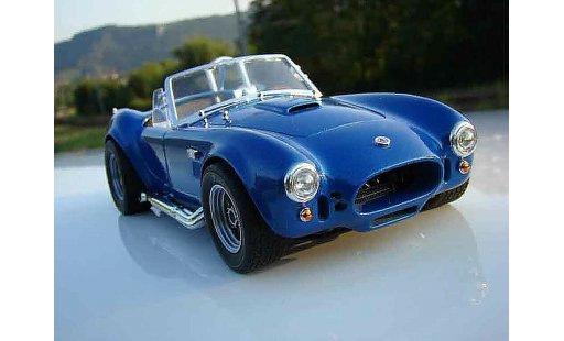 AC Cobra shelby 427 1/18 Road Signature s/c blauw jantes gmp modelauto