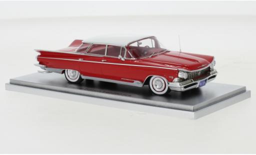 Modelauto Buick Electra hardtop 4 portes 225 Four-Door Hard-Top rood/wit 1959 1/43 Kess