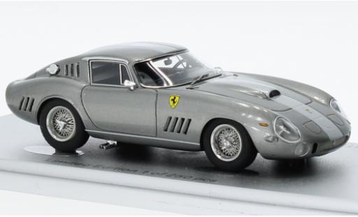 Modelauto Ferrari 275 GTB -C Competizione Speciale metallic grijs 1964 1/43 Kess