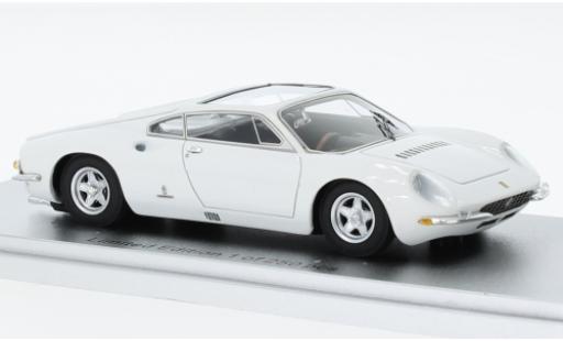 Modelauto Ferrari 365 P (Berlinetta Speciale) Sedan Speciale wit 1966 1/43 Kess