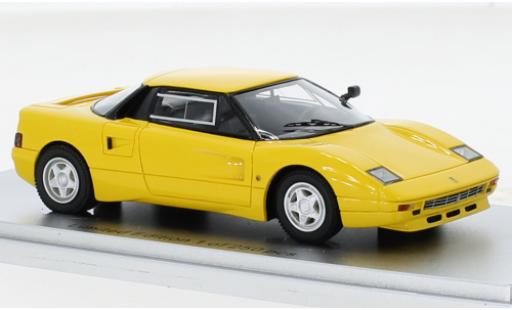 Modelauto Ferrari 408 Coupe 4RM geel 1987 1/43 Kess