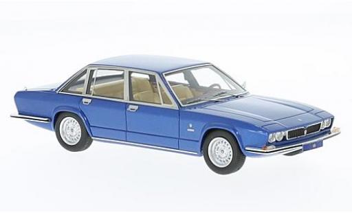 Modelauto Maserati Quattroporte Frua II metallic blauw K&Atilde;&para;nig Juan Carlos 1971 1/43 Kess