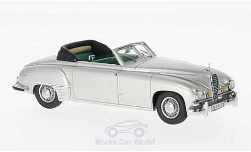 Modelauto Mercedes 320 Cabriolet (W142) by Wendler grijs 1940 1/43 Kess