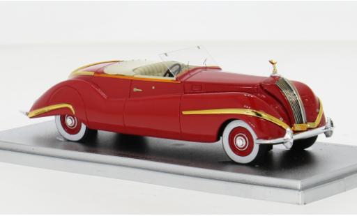Modelauto Rolls Royce Phantom Labourdette III Vuvotal rood/gold 1947 1/43 Kess